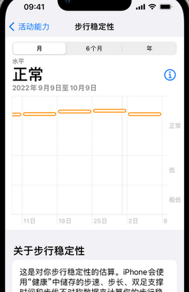 泗水iPhone手机维修如何在iPhone开启'步行稳定性通知'